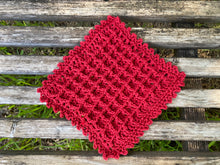 Load image into Gallery viewer, Waffle Stitch Dish Cloth
