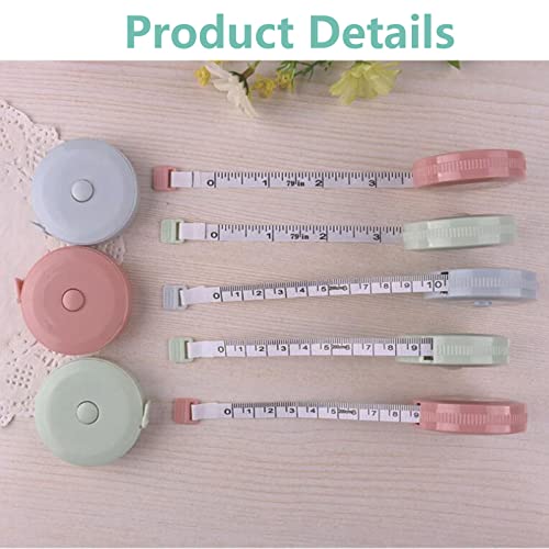 Tape Measure,3 Pack Soft Sewing Tape Measure for Body Measuring, 79 In –  Fig Basket Crochet & Creative