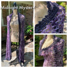 Load image into Gallery viewer, Primrose Lace Summer Shawl, Merino Wool Collection
