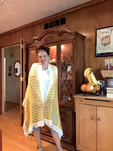 Load image into Gallery viewer, Primrose Lace Summer Shawl, Bamboo Collection
