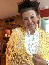 Load image into Gallery viewer, Primrose Lace Summer Shawl, Bamboo Collection
