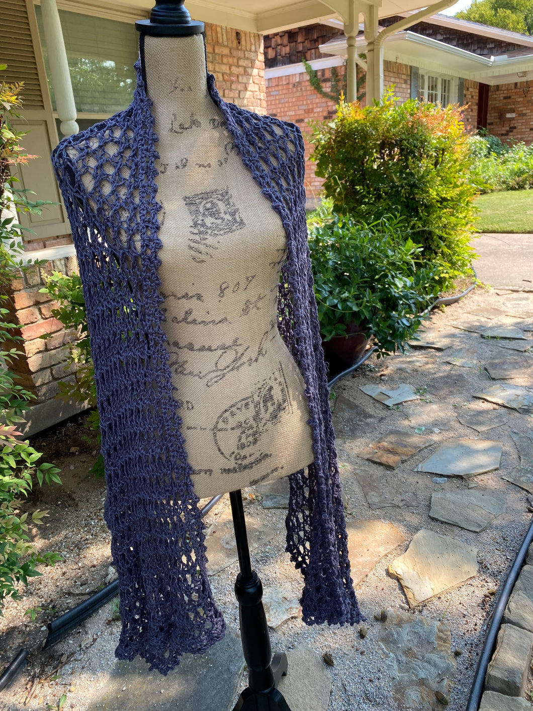 Primrose Lace Summer Shawl, Bamboo Collection