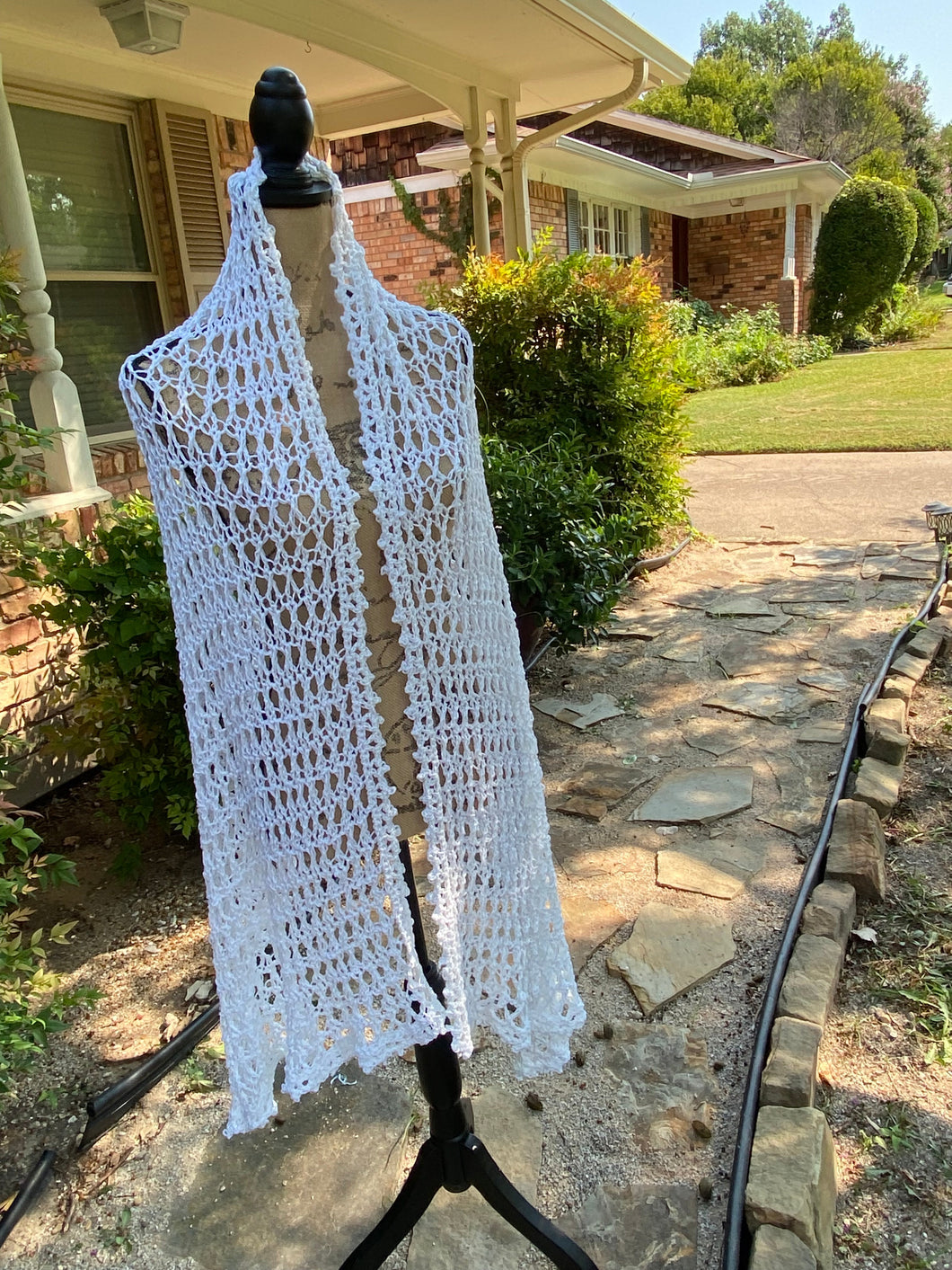 Primrose Lace Summer Shawl, Bamboo Collection