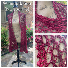 Load image into Gallery viewer, Primrose Lace Summer Shawl, Merino Wool Collection
